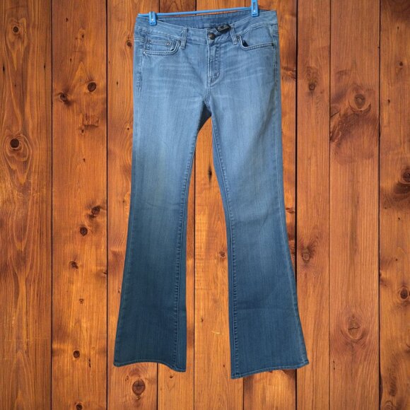 Buffalo David Bitton Women's Size 31 Felow Flare Stretch Mid Rise Denim Jeans - Picture 1 of 5